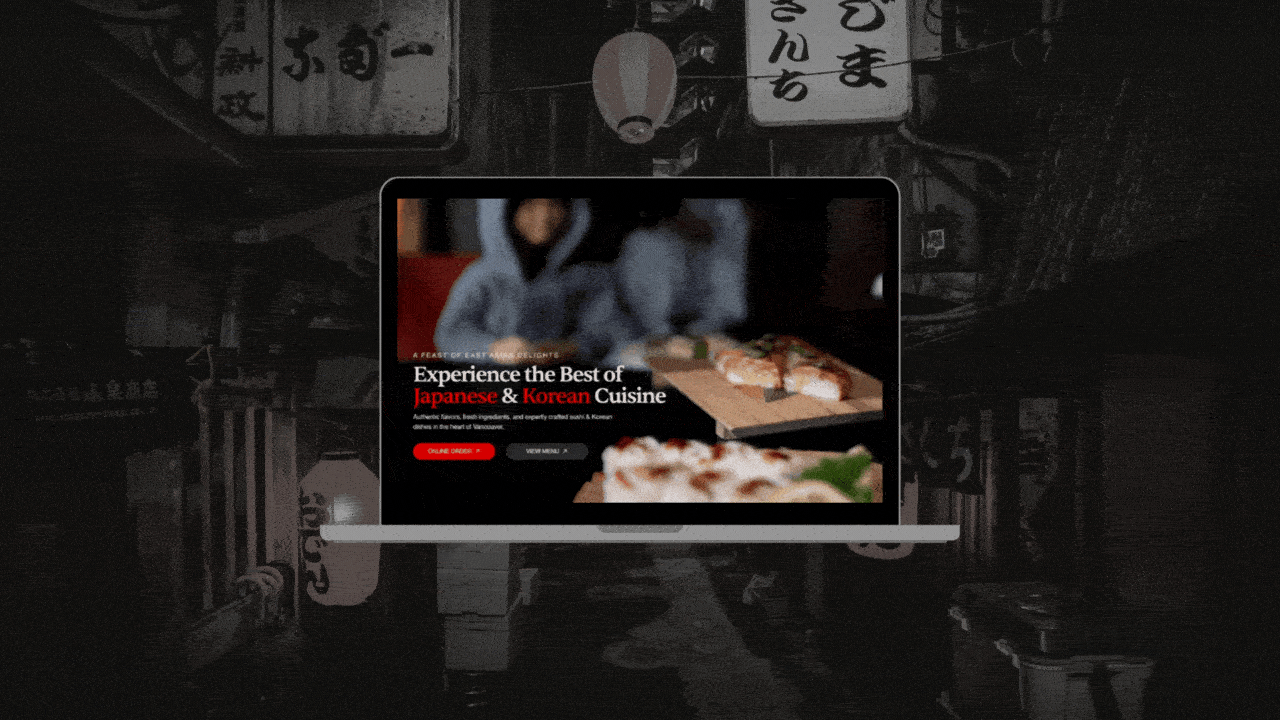 Japanese Restaurant Website